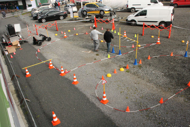 Parcours simulation alcoolémie avec karting